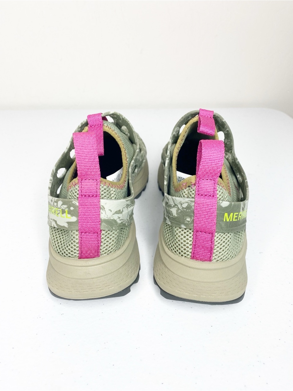 Merrell Hydro Runner Water Trail Running Shoe in Lichen Olive Green Camo 7.5 - Picture 4 of 10